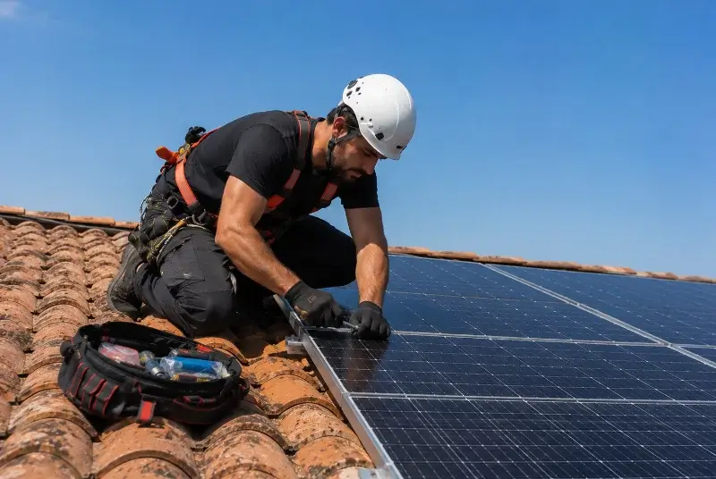 Maintenance et monitoring de panneaux solaires à Monnetier-Mornex